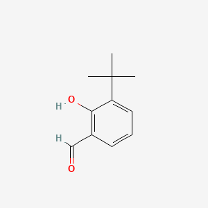 3-(tert-Butyl)-2-hydroxybenzaldehyde chemical structure (CAS 24623-65-2)