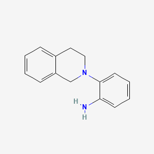 2-(3,4-Dihydroisoquinolin-2(1H)-yl)aniline chemical structure (CAS 246247-91-6)