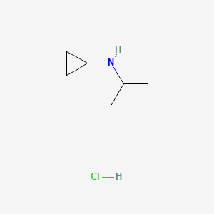 N-Isopropylcyclopropanamine hydrochloride chemical structure (CAS 246257-63-6)