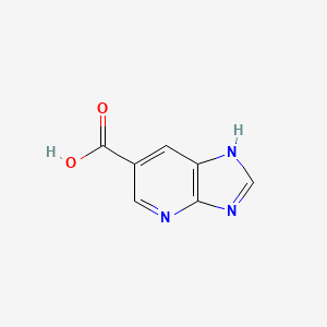 3H-Imidazo[4,5-b]pyridine-6-carboxylic acid chemical structure (CAS 24638-31-1)
