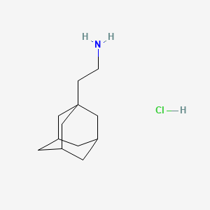 2-(Adamantan-1-yl)ethan-1-amine hydrochloride chemical structure (CAS 24644-08-4)
