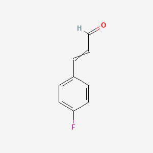 4-Fluorocinnamaldehyde chemical structure (CAS 24654-55-5)
