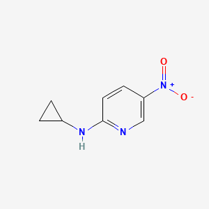 N-Cyclopropyl-5-nitropyridin-2-amine chemical structure (CAS 246862-51-1)