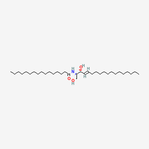 N-((2S,3R,E)-1,3-Dihydroxyoctadec-4-en-2-yl)palmitamide chemical structure (CAS 24696-26-2)