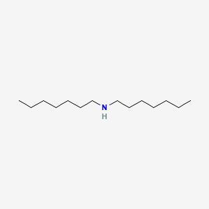 Diheptylamine chemical structure (CAS 2470-68-0)