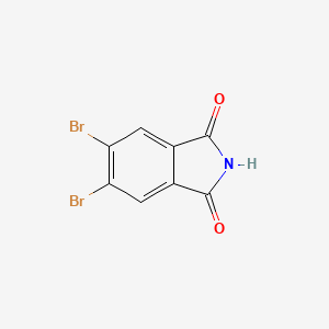 5,6-Dibromoisoindoline-1,3-dione chemical structure (CAS 247045-28-9)