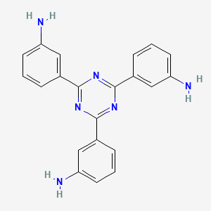 3,3',3''-(1,3,5-Triazine-2,4,6-triyl)trianiline chemical structure (CAS 247171-74-0)