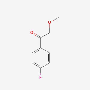 1-(4-Fluorophenyl)-2-methoxyethanone chemical structure (CAS 247179-37-9)