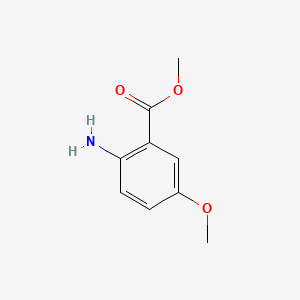 Methyl 2-amino-5-methoxybenzoate chemical structure (CAS 2475-80-1)