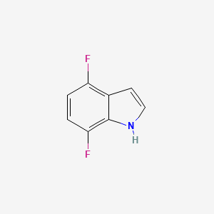 4,7-Difluoro-1H-indole chemical structure (CAS 247564-55-2)