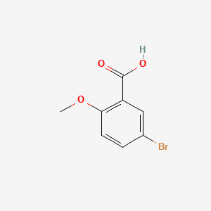 5-Bromo-2-methoxybenzoic acid chemical structure (CAS 2476-35-9)