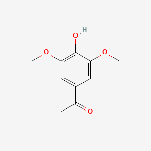 1-(4-Hydroxy-3,5-dimethoxyphenyl)ethanone chemical structure (CAS 2478-38-8)