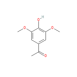 1-(4-Hydroxy-3,5-dimethoxyphenyl)ethanone chemical structure (CAS 2478-38-8)