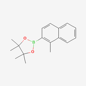 4,4,5,5-Tetramethyl-2-(1-methylnaphthalen-2-yl)-1,3,2-dioxaborolane chemical structure (CAS 2479315-52-9)