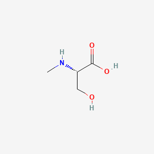 H-N-Me-Ser-OH chemical structure (CAS 2480-26-4)
