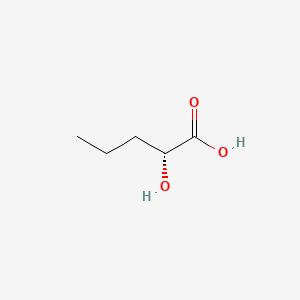 (R)-2-Hydroxypentanoic acid chemical structure (CAS 24809-83-4)