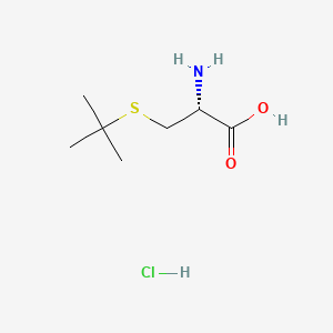 H-Cys(tBu)-OH.HCl chemical structure (CAS 2481-09-6)