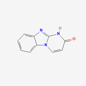 Benzo[4,5]imidazo[1,2-a]pyrimidin-2(1H)-one chemical structure (CAS 24811-78-7)