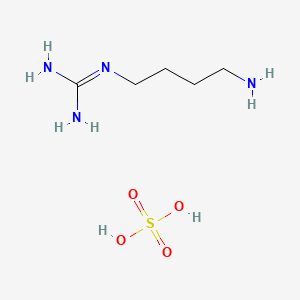 1-(4-Aminobutyl)guanidine sulfate chemical structure (CAS 2482-00-0)