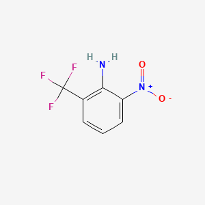 2-Nitro-6-(trifluoromethyl)aniline chemical structure (CAS 24821-17-8)