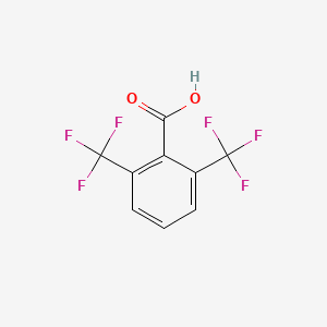 2,6-Bis(trifluoromethyl)benzoic acid chemical structure (CAS 24821-22-5)