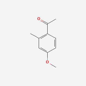 1-(4-Methoxy-2-methylphenyl)ethanone chemical structure (CAS 24826-74-2)