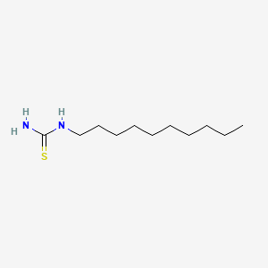 1-Decylthiourea chemical structure (CAS 24827-74-5)