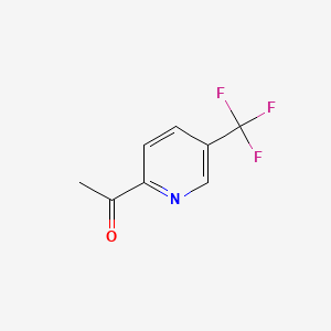 1-(5-(Trifluoromethyl)pyridin-2-yl)ethanone chemical structure (CAS 248274-16-0)