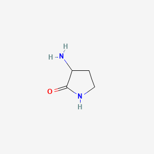 3-Aminopyrrolidin-2-one chemical structure (CAS 2483-65-0)