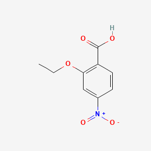 2-Ethoxy-4-nitrobenzoic acid chemical structure (CAS 2486-66-0)