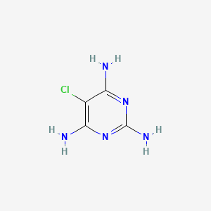 5-Chloropyrimidine-2,4,6-triamine chemical structure (CAS 24867-23-0)