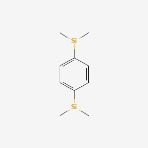 1,4-Bis(dimethylsilyl)benzene chemical structure (CAS 2488-01-9)