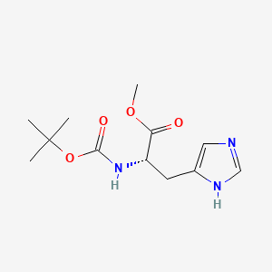 Boc-His-OMe chemical structure (CAS 2488-14-4)
