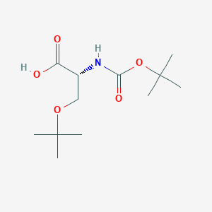 Boc-D-Ser(tBu)-OH chemical structure (CAS 248921-66-6)