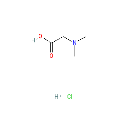 N,N-Dimethylglycine hydrochloride chemical structure (CAS 2491-06-7)