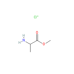 H-Ala-OMe.HCl chemical structure (CAS 2491-20-5)