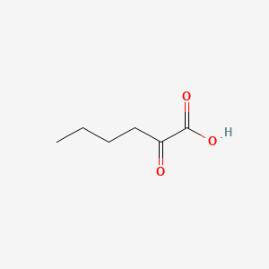 2-Oxohexanoic acid chemical structure (CAS 2492-75-3)
