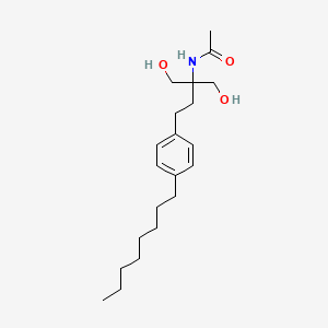 N-(1-Hydroxy-2-(hydroxymethyl)-4-(4-octylphenyl)butan-2-yl)acetamide chemical structure (CAS 249289-10-9)