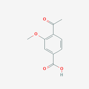4-Acetyl-3-methoxybenzoic acid chemical structure (CAS 249503-56-8)