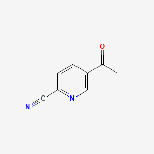 5-Acetylpicolinonitrile chemical structure (CAS 249583-84-4)