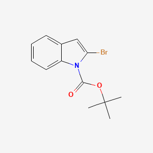 tert-Butyl 2-bromo-1H-indole-1-carboxylate chemical structure (CAS 249608-77-3)