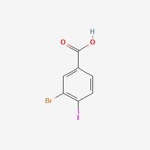 3-Bromo-4-iodobenzoic acid chemical structure (CAS 249647-25-4)