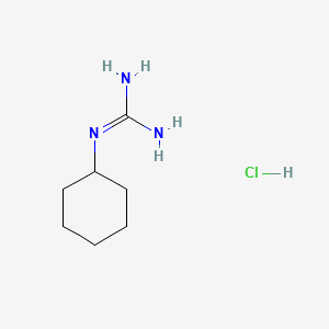 1-Cyclohexylguanidine hydrochloride chemical structure (CAS 2498-47-7)