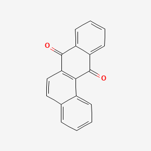 Tetraphene-7,12-dione chemical structure (CAS 2498-66-0)