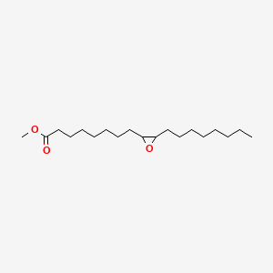 Methyl 8-(3-octyloxiran-2-yl)octanoate chemical structure (CAS 2500-59-6)