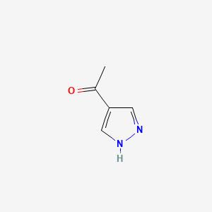 1-(1H-Pyrazol-4-yl)ethanone chemical structure (CAS 25016-16-4)