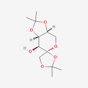 (3a'R,4S,7'S,7a'S)-2,2,2',2'-Tetramethyltetrahydrospiro[[1,3]dioxolane-4,6'-[1,3]dioxolo[4,5-c]pyran]-7'-ol chemical structure (CAS 25018-67-1)