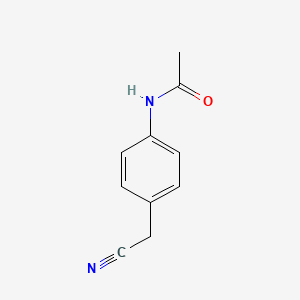 N-(4-(Cyanomethyl)phenyl)acetamide chemical structure (CAS 25025-06-3)