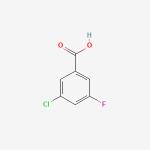 3-Chloro-5-fluorobenzoic acid chemical structure (CAS 25026-64-6)