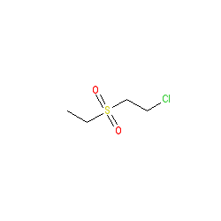 1-Chloro-2-(ethylsulfonyl)ethane chemical structure (CAS 25027-40-1)